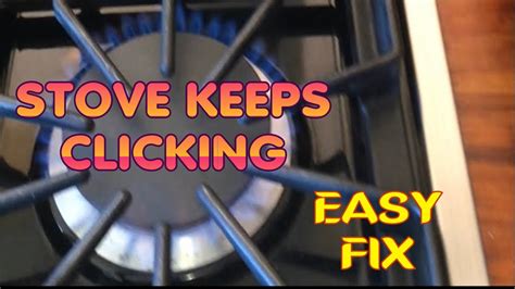 maytag gas oven igniter keeps clicking